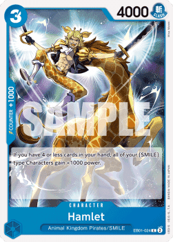 (024) One Piece TCG EB01: Memorial Collection Single: Hamlet (EB01-024)  Common