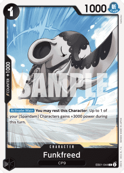 (044) One Piece TCG EB01: Memorial Collection Single: Funkfreed (EB01-044)  Common