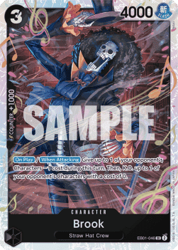 (046) One Piece TCG EB01: Memorial Collection Single: Brook (EB01-046) (V.1)  Super Rare