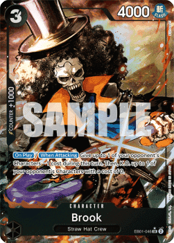 (046) One Piece TCG EB01: Memorial Collection Single: Brook (EB01-046) (V.2)  Alternate Art