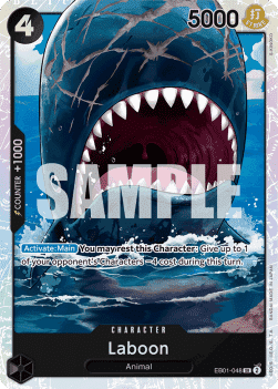 (048) One Piece TCG EB01: Memorial Collection Single: Laboon (EB01-048) (V.1)  Super Rare