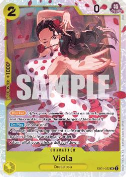 (052) One Piece TCG EB01: Memorial Collection Single: Viola (EB01-052) (V.1)  Super Rare