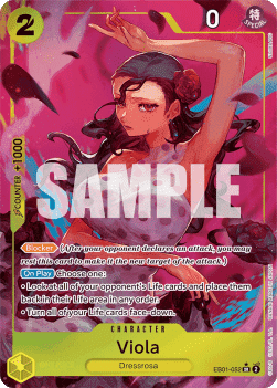 (052) One Piece TCG EB01: Memorial Collection Single: Viola (EB01-052) (V.2)  Alternate Art