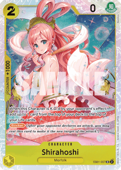 (057) One Piece TCG EB01: Memorial Collection Single: Shirahoshi (EB01-057) (V.1)  Super Rare