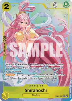 (057) One Piece TCG EB01: Memorial Collection Single: Shirahoshi (EB01-057) (V.2)  Alternate Art