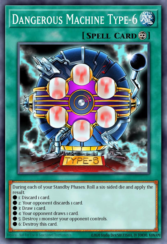 (096) YuGiOh TCG LODT: Light of Destruction Single: Dangerous Machine Type-6 (V.4 - Ultimate Rare)  Ultimate Rare