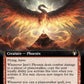 (768) Magic The Gathering Commander Masters: Extras Single: Jaya's Phoenix (V.2)  Rare