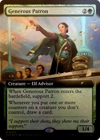 (768) Magic The Gathering Secret Lair Drop Series Single: Generous Patron  Rare