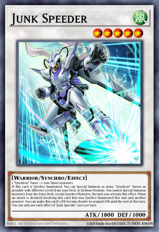 (032) YuGiOh TCG RA01: 25th Anniversary Rarity Collection Single: Junk Speeder (V.6 - Collectors Rare)  Collectors Rare