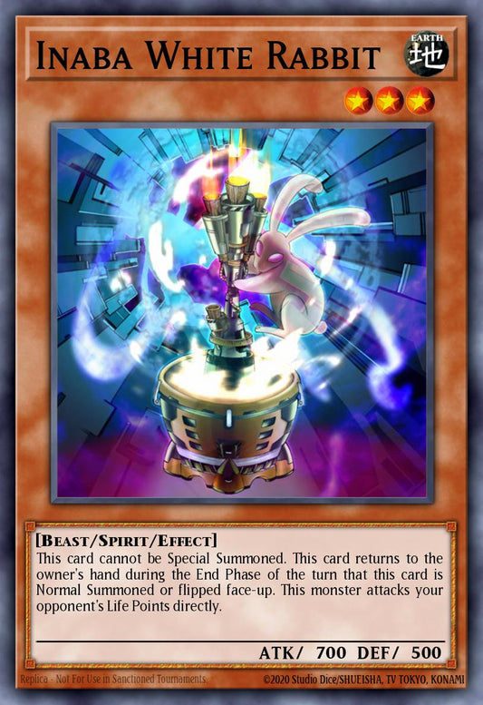 (176) YuGiOh TCG DB2: Dark Beginning 2 Single: Inaba White Rabbit  Common