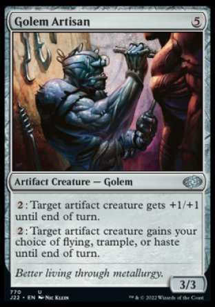 (770) Magic The Gathering Jumpstart 2022 Single: Golem Artisan  Uncommon