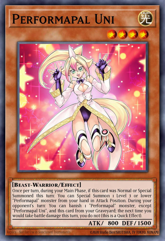 (098) YuGiOh TCG DLCS: Dragons of Legend: The Complete Series Single: Performapal Uni  Common