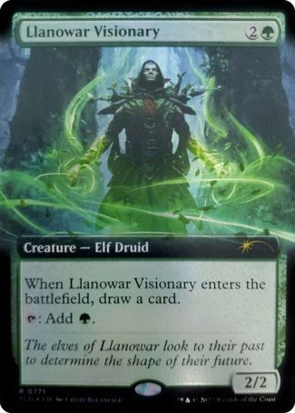 (771) Magic The Gathering Secret Lair Drop Series Single: Llanowar Visionary Holo Rare