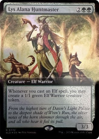 (772) Magic The Gathering Secret Lair Drop Series Single: Lys Alana Huntmaster  Rare