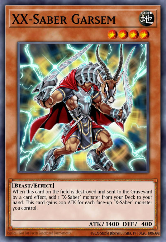 (026) YuGiOh TCG ABPF: Absolute Powerforce Single: XX-Saber Garsem  Rare