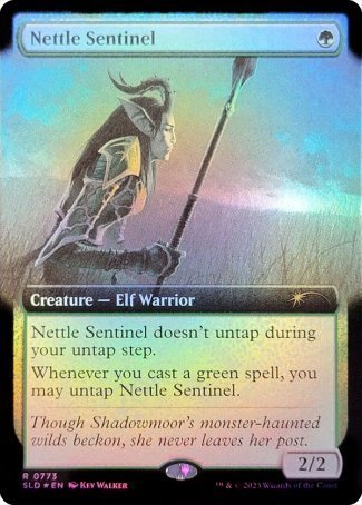 (773) Magic The Gathering Secret Lair Drop Series Single: Nettle Sentinel  Rare