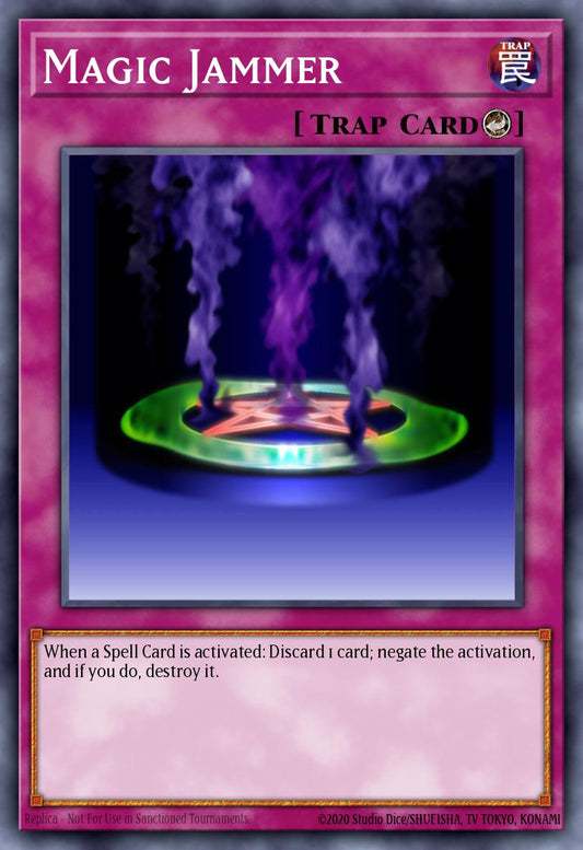 (074) YuGiOh TCG DB2: Dark Beginning 2 Single: Magic Jammer  Super Rare