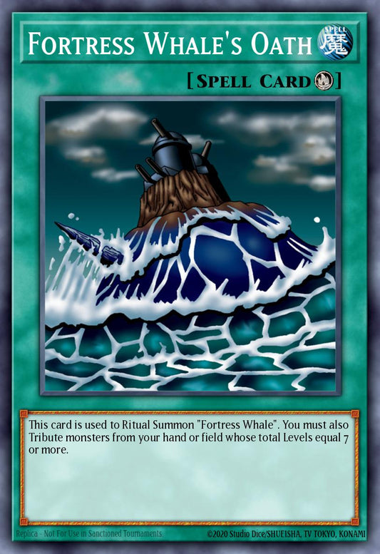 (016) YuGiOh TCG SBSC: Speed Duel: Scars of Battle Single: Fortress Whale's Oath  Common