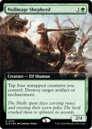 (774) Magic The Gathering Secret Lair Drop Series Single: Nullmage Shepherd Holo Rare