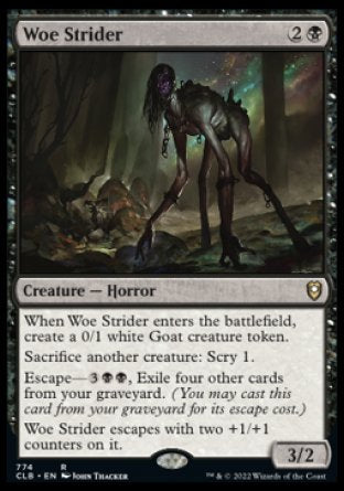 (774) Magic The Gathering Commander Legends: Battle for Baldur's Gate: Extras Single: Woe Strider  Rare