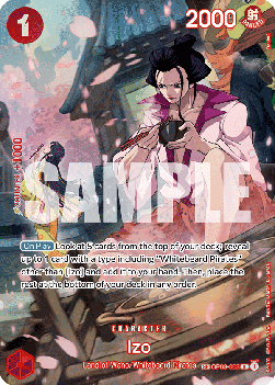 (OP03-003) One Piece TCG OP07: 500 Years into the Future Single: Izo (OP03-003)  Special Rare