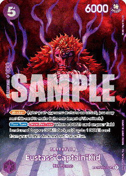 (OP05-074) One Piece TCG OP07: 500 Years into the Future Single: EustassCaptainKid (OP05-074)  Special Rare