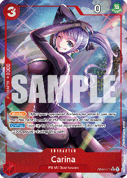 (005) One Piece TCG OP07: 500 Years into the Future Single: Carina (OP07-005) (V.2)  Alternate Art