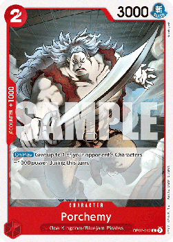 (012) One Piece TCG OP07: 500 Years into the Future Single: Porchemy (OP07-012)  Common