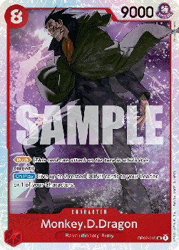 (015) One Piece TCG OP07: 500 Years into the Future Single: Monkey.D.Dragon (OP07-015) (V.1)  Super Rare