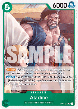(020) One Piece TCG OP07: 500 Years into the Future Single: Aladine (OP07-020)  Common