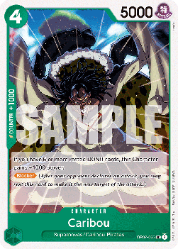 (023) One Piece TCG OP07: 500 Years into the Future Single: Caribou (OP07-023)  Uncommon