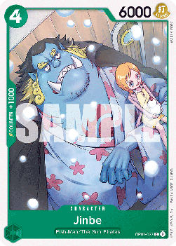 (027) One Piece TCG OP07: 500 Years into the Future Single: Jinbe (OP07-027)  Common