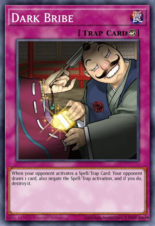 (187) YuGiOh TCG RA03: Quarter Century Bonanza Single: Dark Bribe (V.2 - Quarter Century Secret Rare)  Quarter Century Secret Rare
