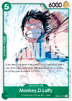 (033) One Piece TCG OP07: 500 Years into the Future Single: Monkey.D.Luffy (OP07-033)  Uncommon