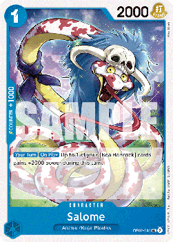 (043) One Piece TCG OP07: 500 Years into the Future Single: Salome (OP07-043)  Uncommon