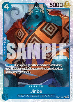 (045) One Piece TCG OP07: 500 Years into the Future Single: Jinbe (OP07-045) (V.1)  Super Rare