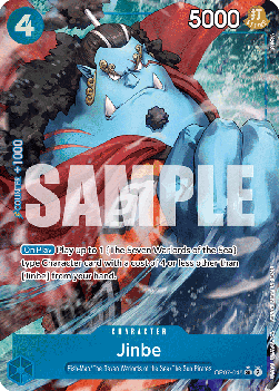 (045) One Piece TCG OP07: 500 Years into the Future Single: Jinbe (OP07-045) (V.2)  Alternate Art