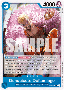 (048) One Piece TCG OP07: 500 Years into the Future Single: Donquixote Doflamingo (OP07-048)  Uncommon