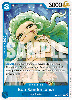 (050) One Piece TCG OP07: 500 Years into the Future Single: Boa Sandersonia (OP07-050)  Common