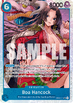 (051) One Piece TCG OP07: 500 Years into the Future Single: Boa Hancock (OP07-051) (V.1)  Super Rare