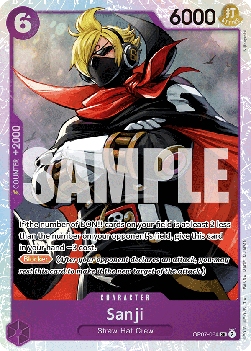 (064) One Piece TCG OP07: 500 Years into the Future Single: Sanji (OP07-064) (V.1)  Super Rare