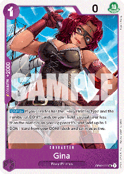 (065) One Piece TCG OP07: 500 Years into the Future Single: Gina (OP07-065)  Uncommon