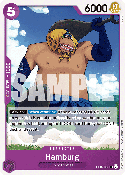 (068) One Piece TCG OP07: 500 Years into the Future Single: Hamburg (OP07-068)  Uncommon