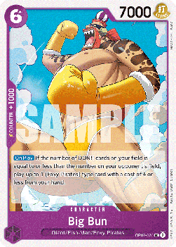 (070) One Piece TCG OP07: 500 Years into the Future Single: Big Bun (OP07-070)  Uncommon