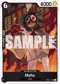(089) One Piece TCG OP07: 500 Years into the Future Single: Maha (OP07-089)  Common