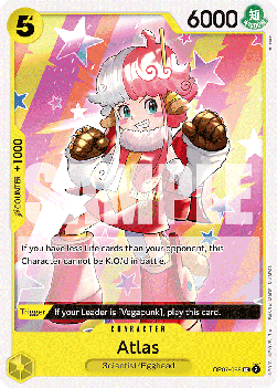 (098) One Piece TCG OP07: 500 Years into the Future Single: Atlas (OP07-098)  Uncommon
