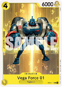 (108) One Piece TCG OP07: 500 Years into the Future Single: Vega Force 01 (OP07-108)  Common