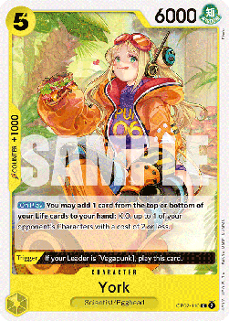 (110) One Piece TCG OP07: 500 Years into the Future Single: York (OP07-110)  Common