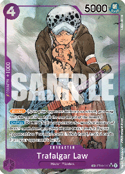 (ST10-010TR) One Piece TCG OP07: 500 Years into the Future Single: Trafalgar Law (ST10-010)  Treasure Rare
