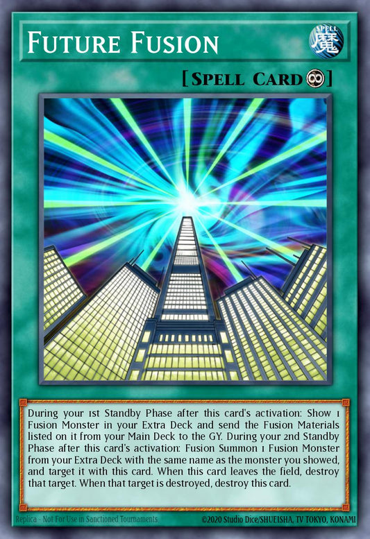 (168) YuGiOh TCG RA03: Quarter Century Bonanza Single: Future Fusion (V.1 - Platinum Secret Rare)  Platinum Secret Rare